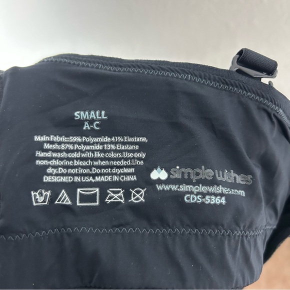 Simple Wishes Everyday Nursing/Pumping Black Tank Small - Picture 6 of 6